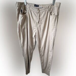 AJ Armani Jeans Men’s Beige Cotton Straight Leg Pants Italy